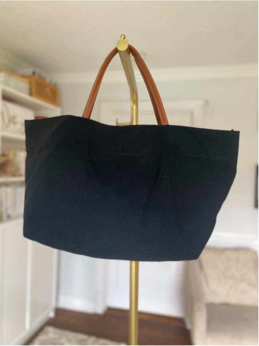 Teacher Canvas Tote Bag Handles Classroom Back To School Carry Gift Boho Present - Picture 2 of 3